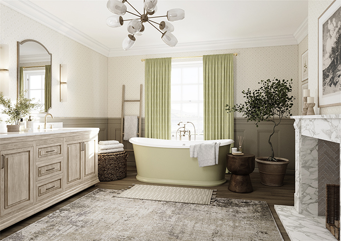 Boudoir, Olive - Made to Measure Curtains - Image 7